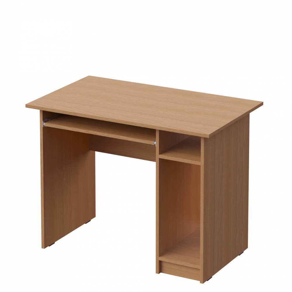 Стіл комп'ютерний з полицею 1200x600x750 мм МЕБЛІ-ТЕХНОСТИЛЬ (П 512)